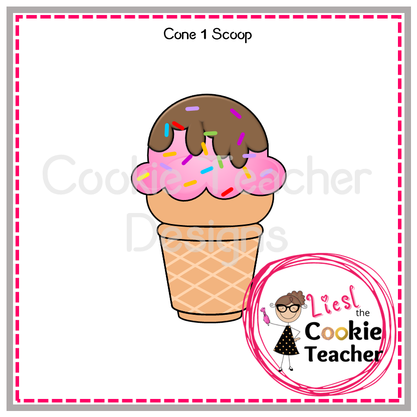 Ice Cream Cone 1 Scoop