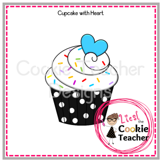 Cupcake with Heart