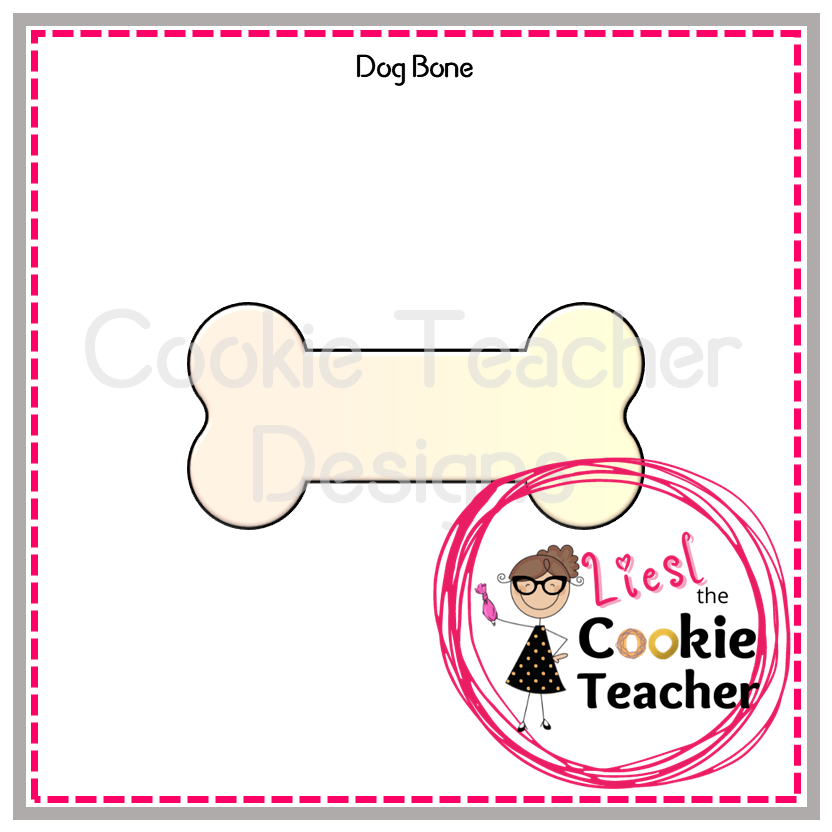Dog Bone The Cookie Teacher