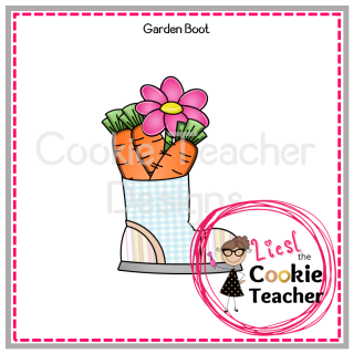 Garden Boot with Carrots