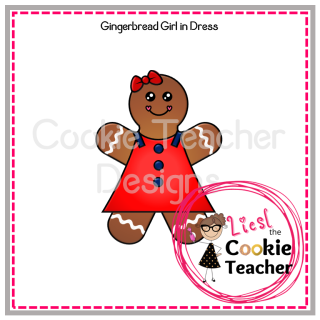 Gingerbread Girl In Dress