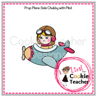 Prop Plane Side With Pilot