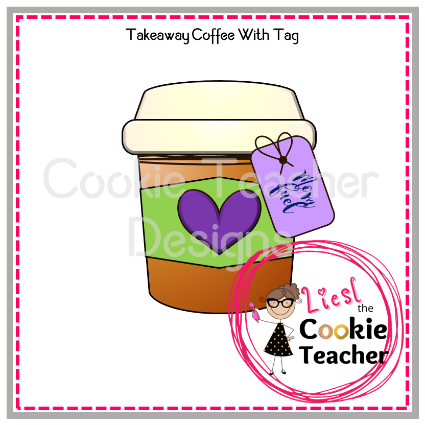 Takeaway Coffee With Tag