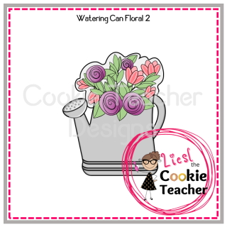 Watering Can Floral 2