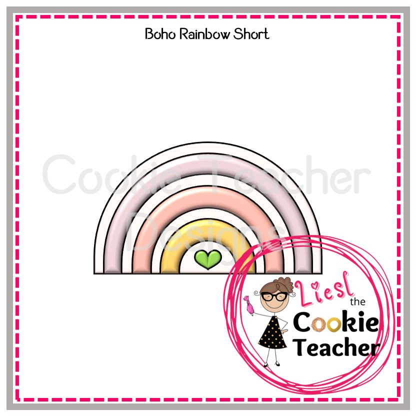 Boho Rainbow Short