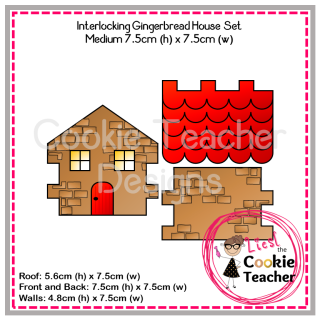 Interlocking Gingerbread House Medium