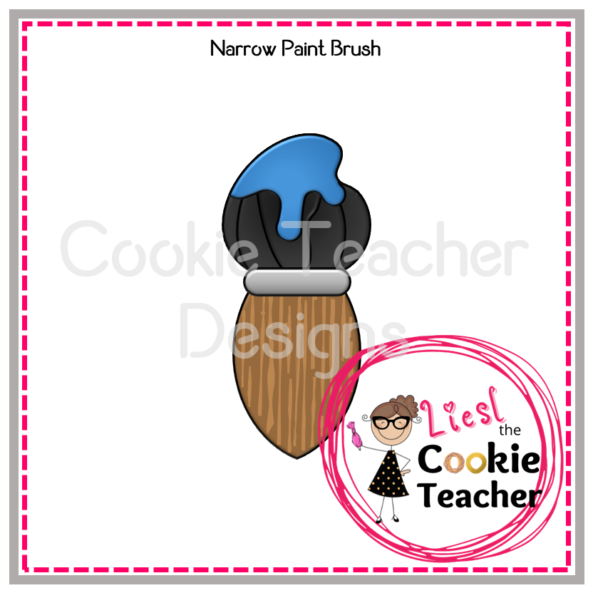 Paint Brush Narrow The Cookie Teacher