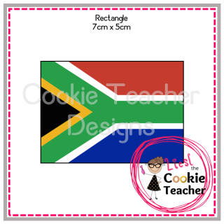 SA Flag with Stamp