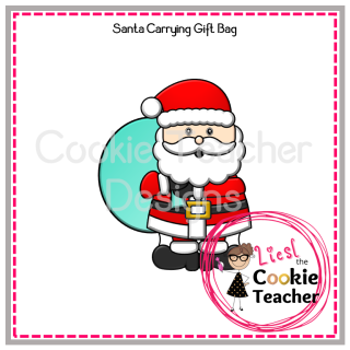 Santa With Gift Bag
