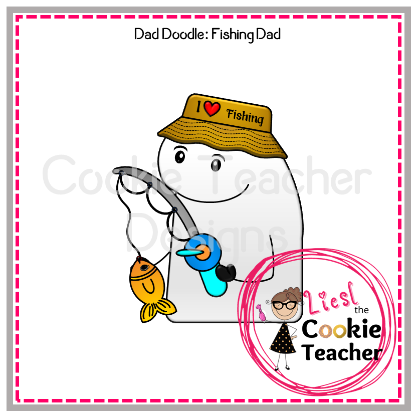 Dad Doodle: Fishing Dad
