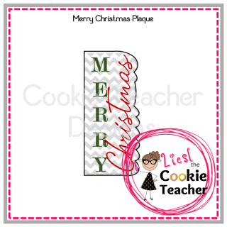 Merry Christmas Plaque