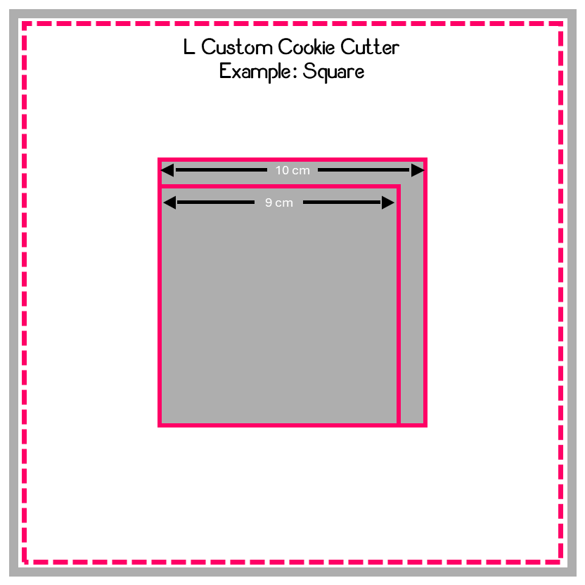 Custom Cookie Cutter L - Image 2